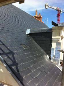 Rénovation de toiture en ardoises